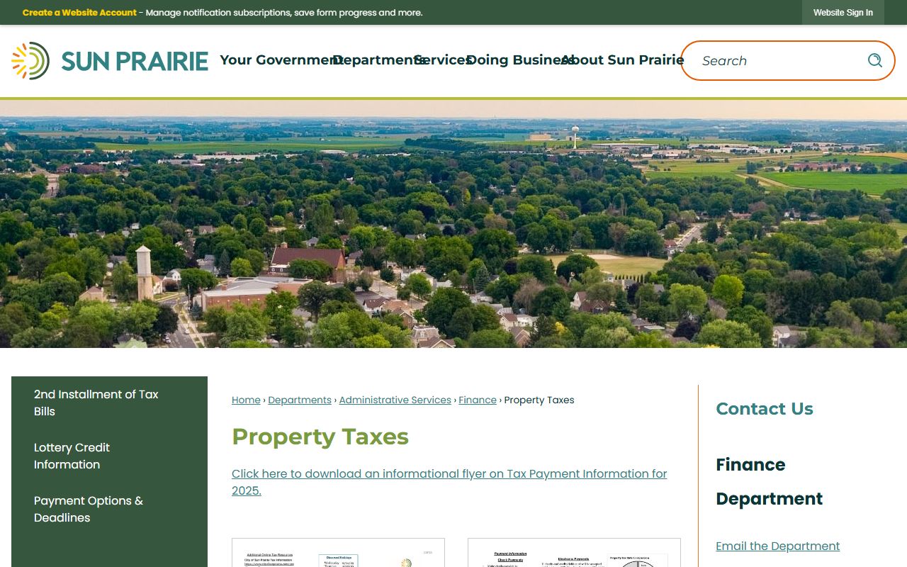 Sun Prairie Unclaimed Money property taxes