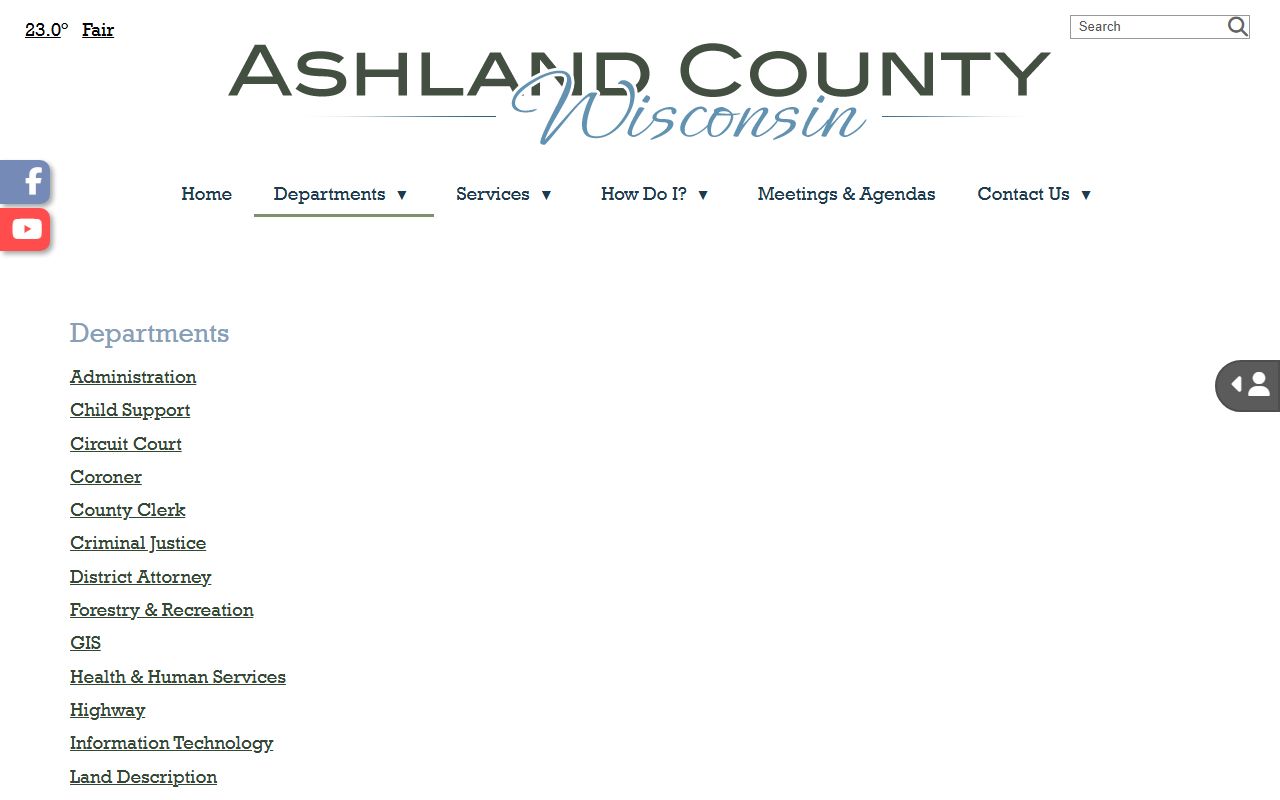 Ashland County Unclaimed Money sheriff image