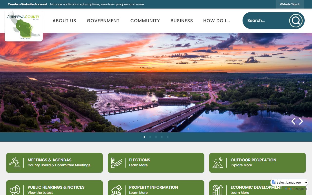 Chippewa County Unclaimed Money county image