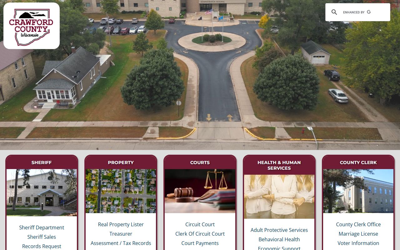 Crawford County Unclaimed Money county homepage