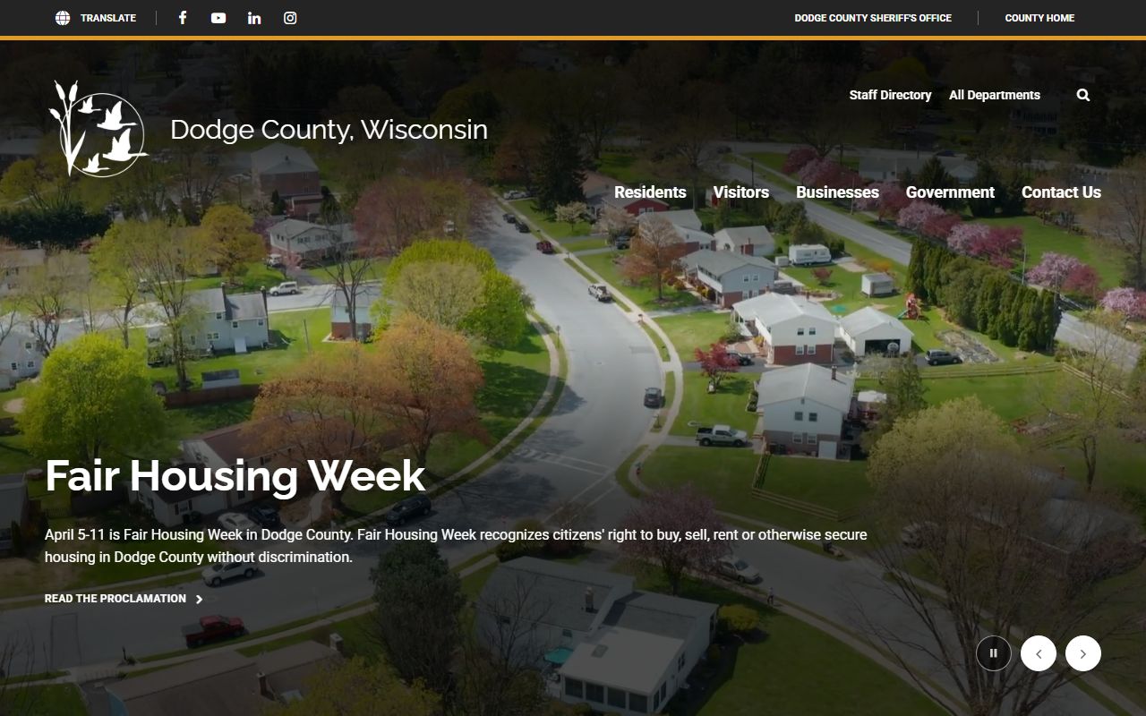 Dodge County Unclaimed Money county main site