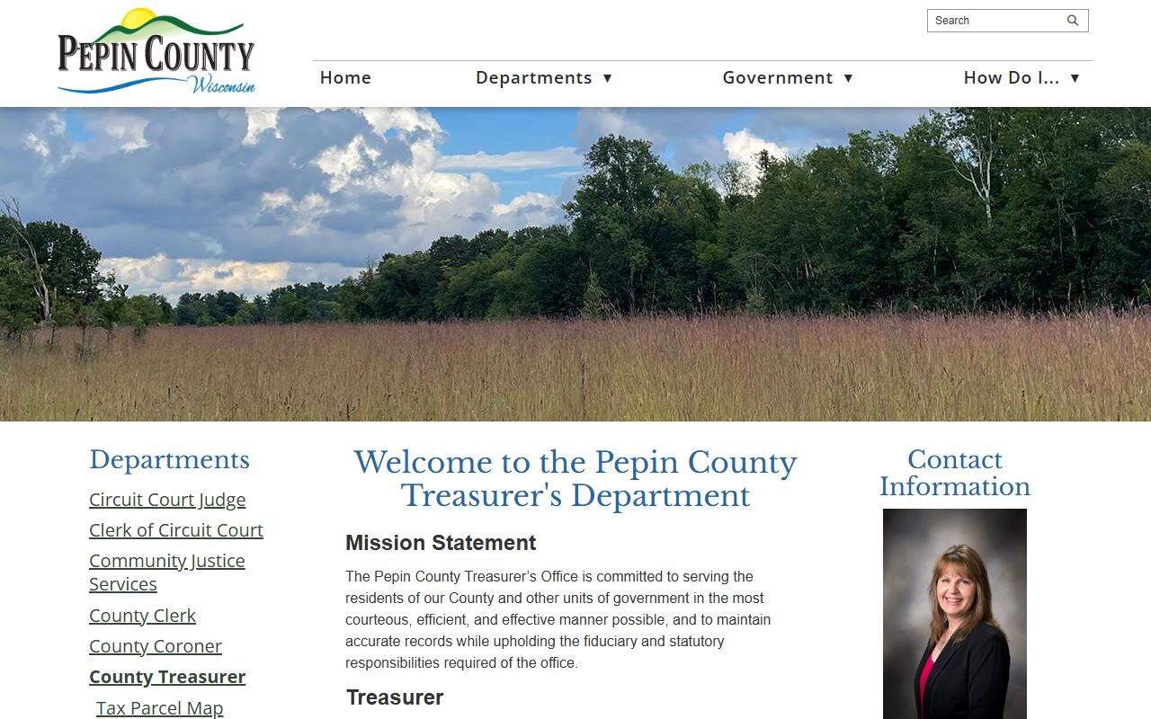 Pepin County Unclaimed Money treasurer image