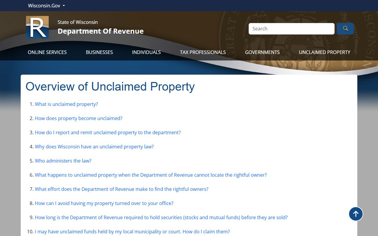 Wausau Unclaimed Money state overview image